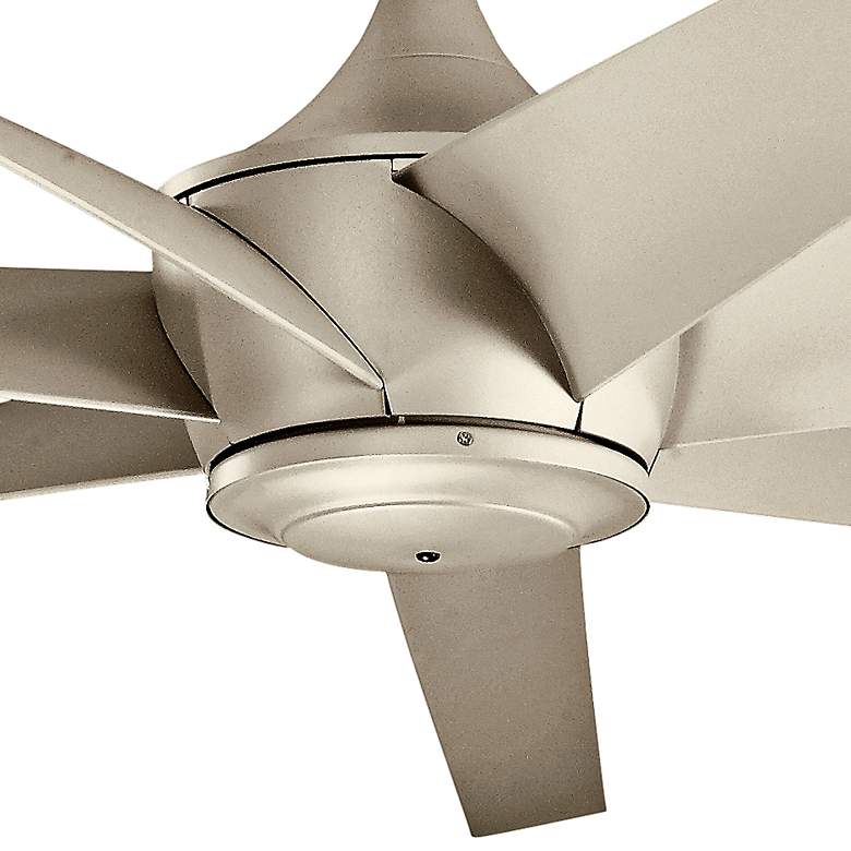 Image 3 80 inch Kichler Lehr Climates Silver Large Wet Rated Fan with Remote more views