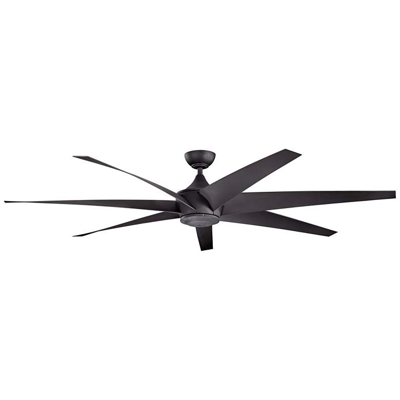 Image 2 80" Kichler Lehr Distressed Black Ceiling Fan