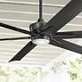 1_80" Kichler Szeplo II Black Wet Rated Ceiling Fan with Wall Control