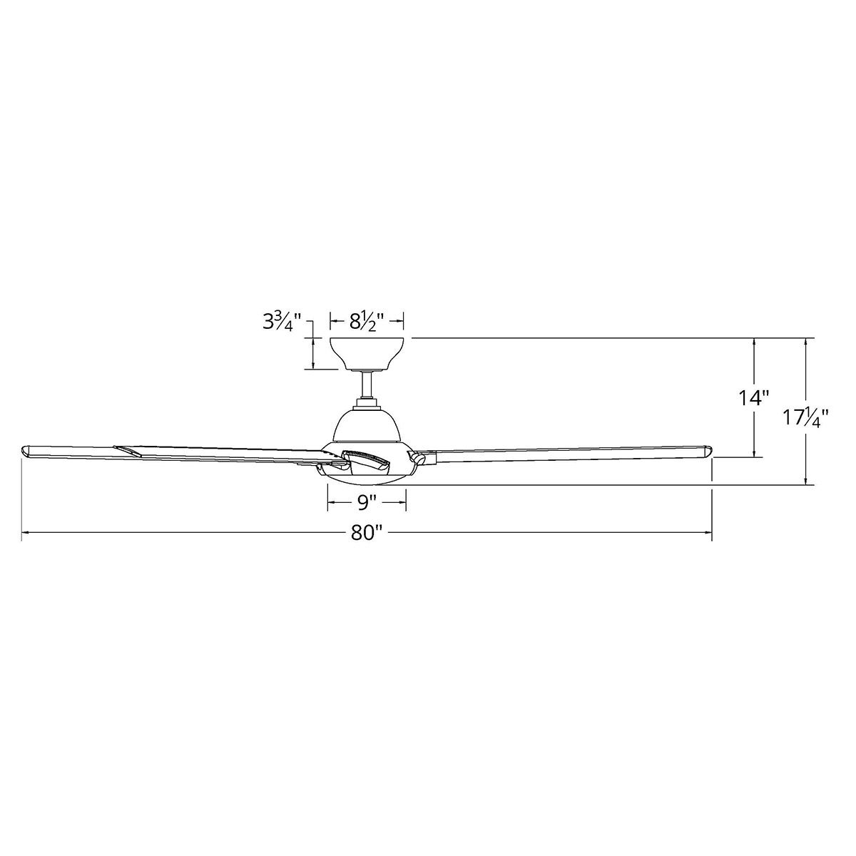 Image 6 80" Modern Forms Hydra Titanium LED Smart Indoor/Outdoor Ceiling Fan more views