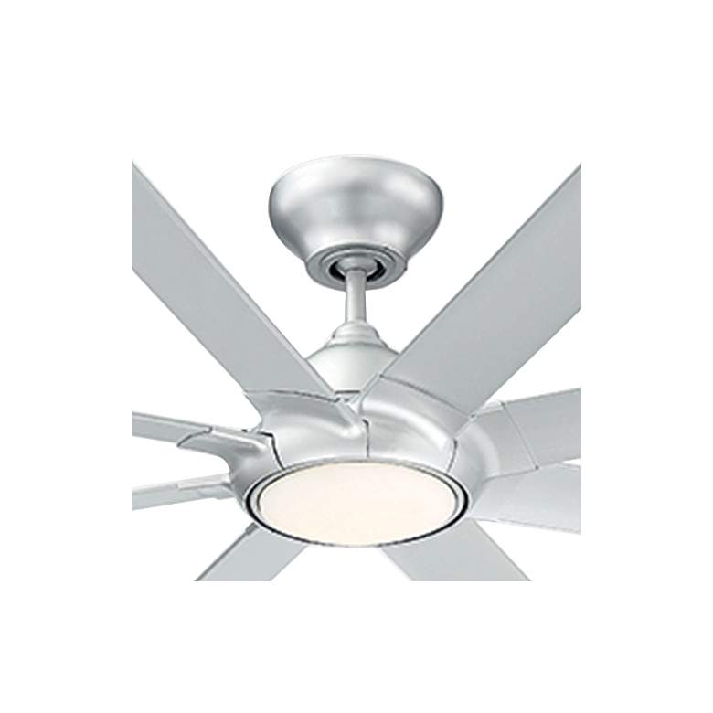 Image 2 80" Modern Forms Hydra Titanium Silver LED Smart Ceiling Fan more views