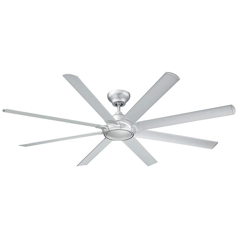 Image 4 80" Modern Forms Hydra Titanium Silver LED Smart Ceiling Fan more views