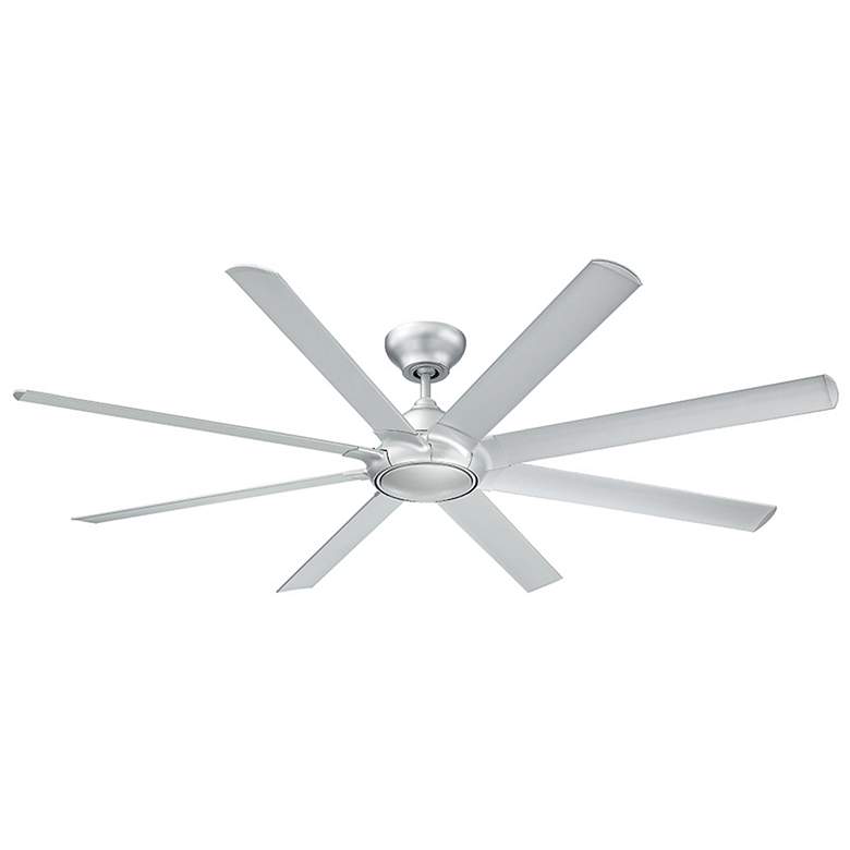 Image 4 80 inch Modern Forms Hydra Titanium Silver LED Wet Rated Smart Ceiling Fan more views