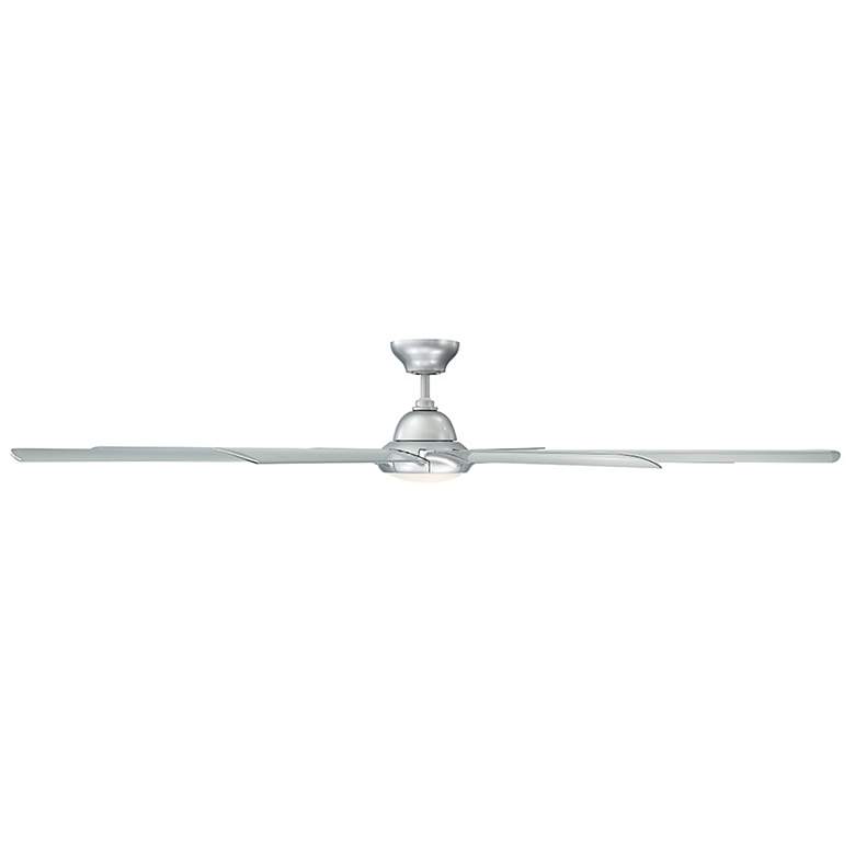 Image 5 80 inch Modern Forms Hydra Titanium Silver LED Wet Rated Smart Ceiling Fan more views