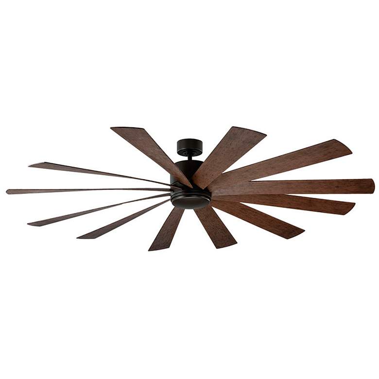 Image 4 80 inch Modern Forms Windflower Bronze LED Wet Rated Smart Ceiling Fan more views