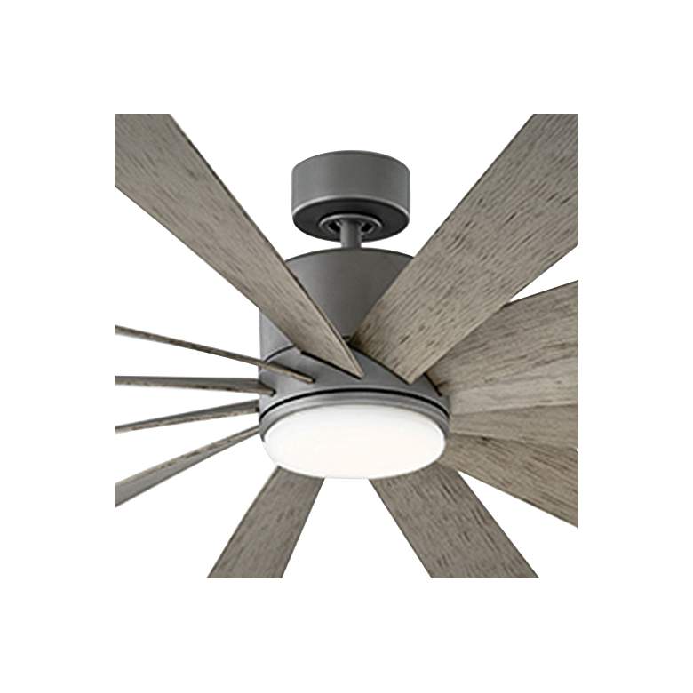 Image 4 80" Modern Forms Windflower Graphite LED Smart Ceiling Fan more views