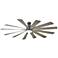 80" Modern Forms Windflower Graphite LED Wet Rated Smart Fan