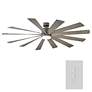 7_80" Modern Forms Windflower Graphite LED Wet Rated Smart Fan more views