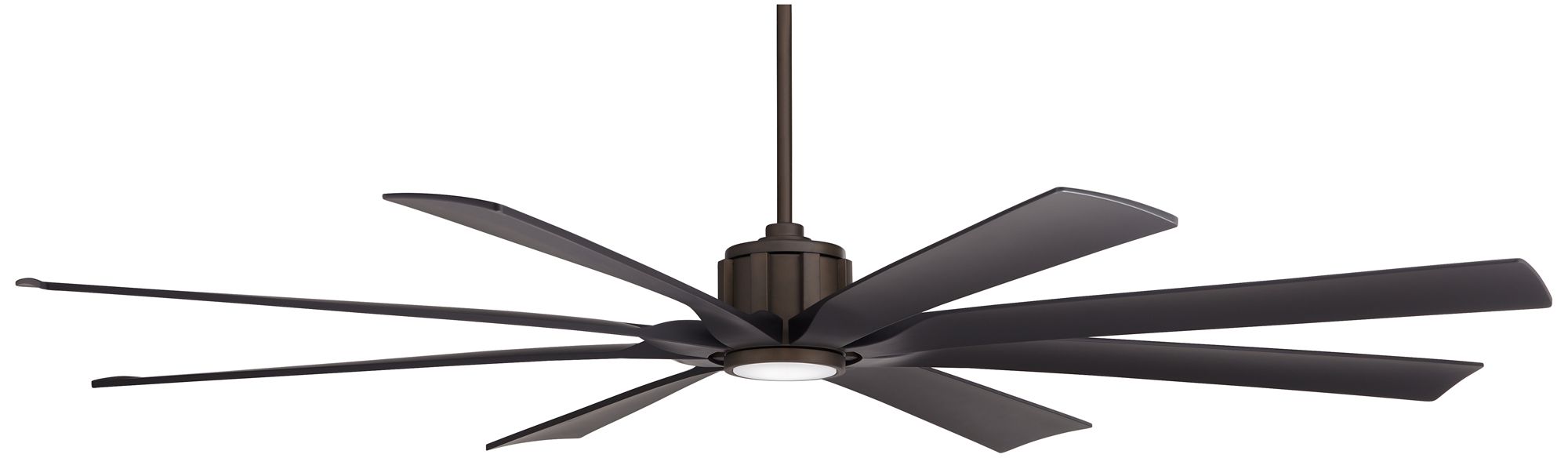 Image 6 80" Possini Euro Defender Bronze Black LED Damp Rated Fan with Remote more views