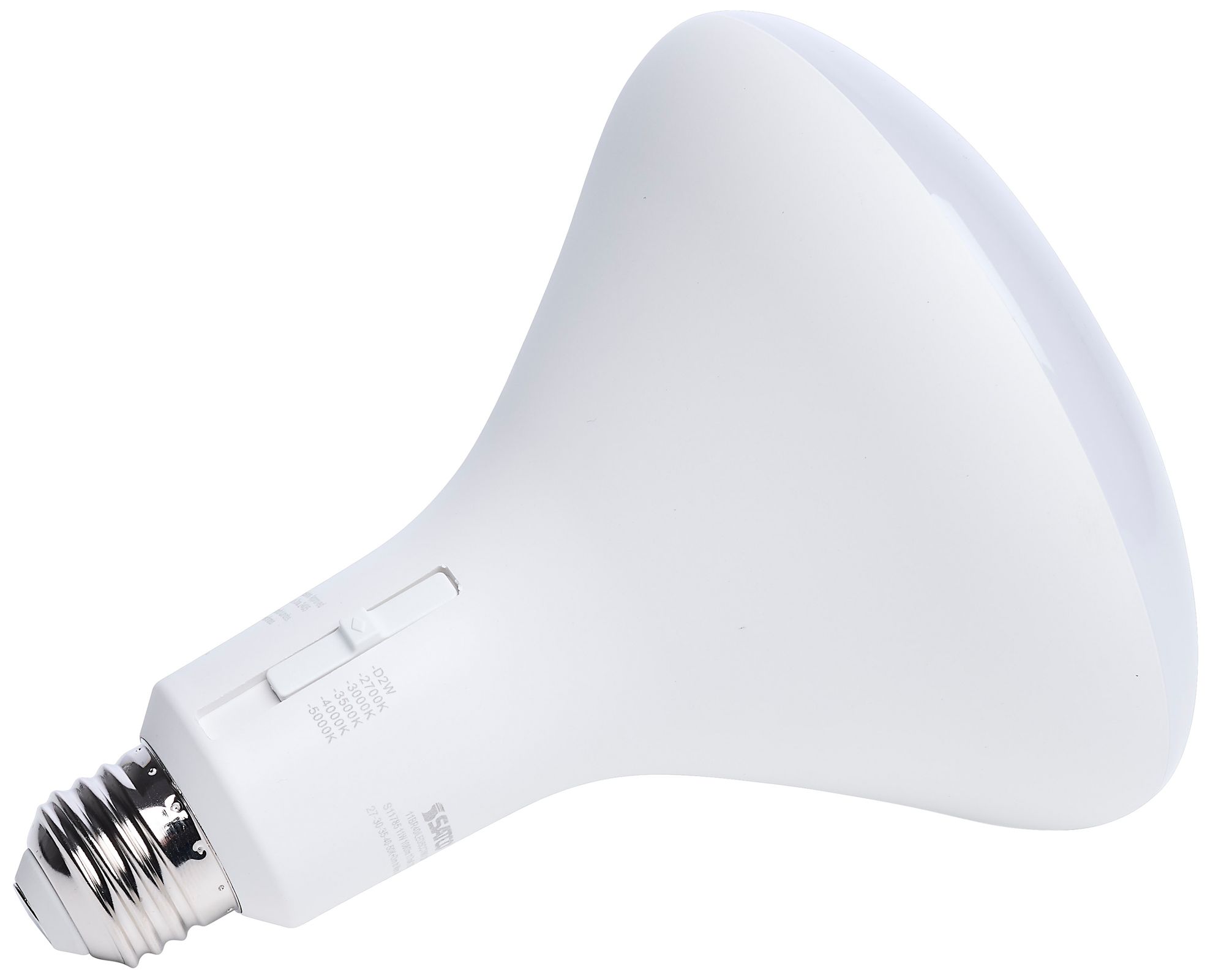 Image 2 80 Watt Equivalent 11W LED Dimmable BR40 Medium Base bulb by Satco more views