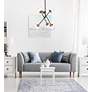 1_Axl 24" Pendant In Black And Brass With Clear Shade in scene