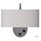 80W42 - Double Headboard Sconce with Outlet