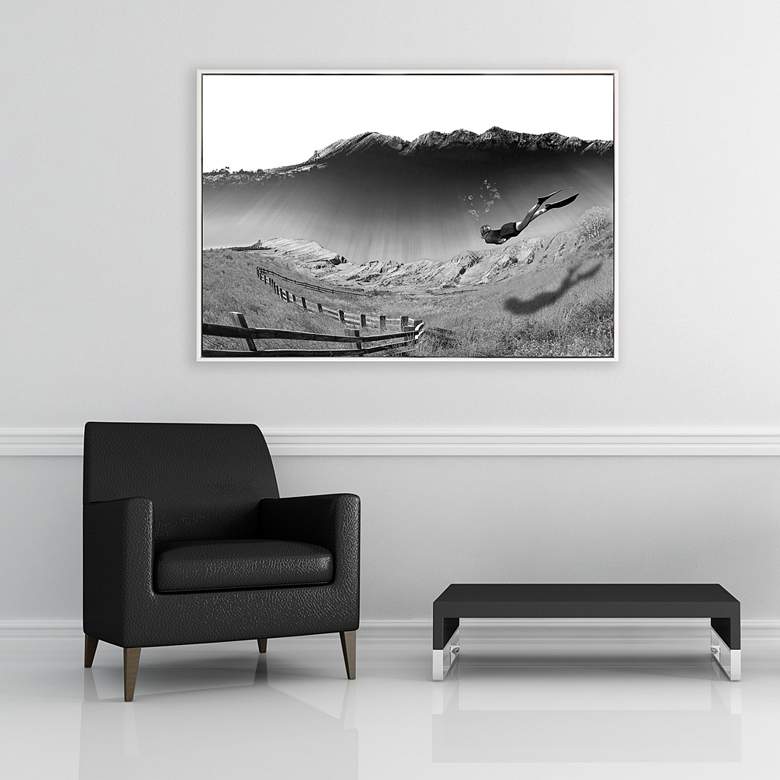 Image 1 The Calling 50" High Framed Giclee Print Canvas Wall Art in scene