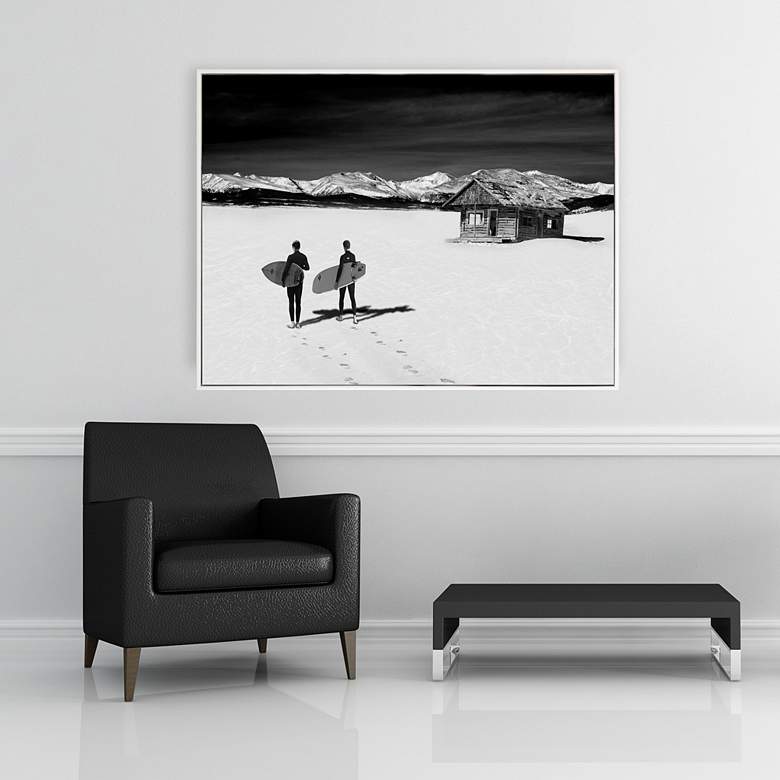 Image 1 The Calling II 50 inch High Framed Giclee Canvas Wall Art in scene