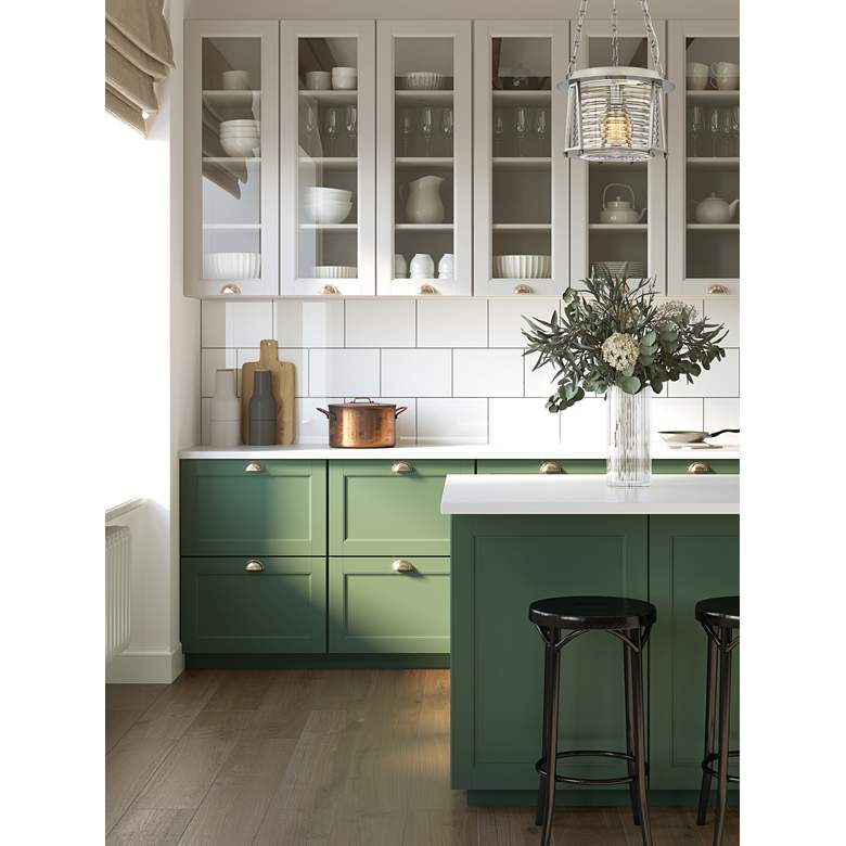 Image 1 Cape Harbor Pendant by Z-Lite Brushed Nickel 1 Light Pendant in scene