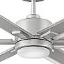 82" Hinkley Indy Maxx Brushed Nickel Outdoor LED Smart Ceiling Fan