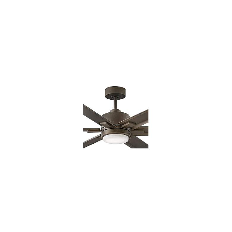 Image 2 82" Hinkley Indy Maxx Matte Bronze Outdoor LED Smart Ceiling Fan more views