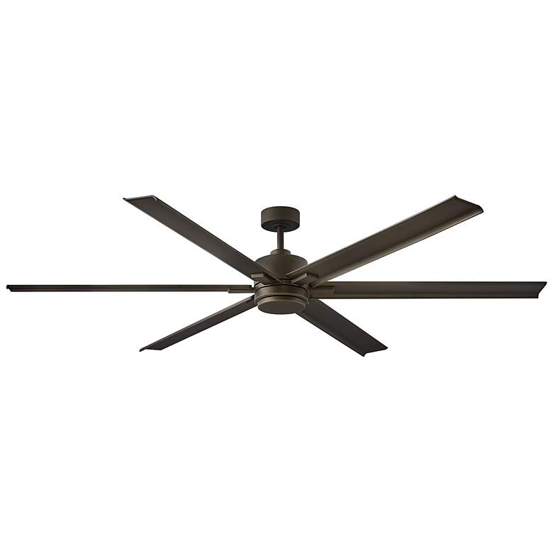 Image 3 82" Hinkley Indy Maxx Matte Bronze Outdoor LED Smart Ceiling Fan more views