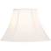83381 - Off-White Shantung Round Bell Lamp Shade
