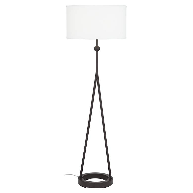 Image 1 83K83 - Dark Bronze Floor Lamp with 3-way Rotary Socket Switch