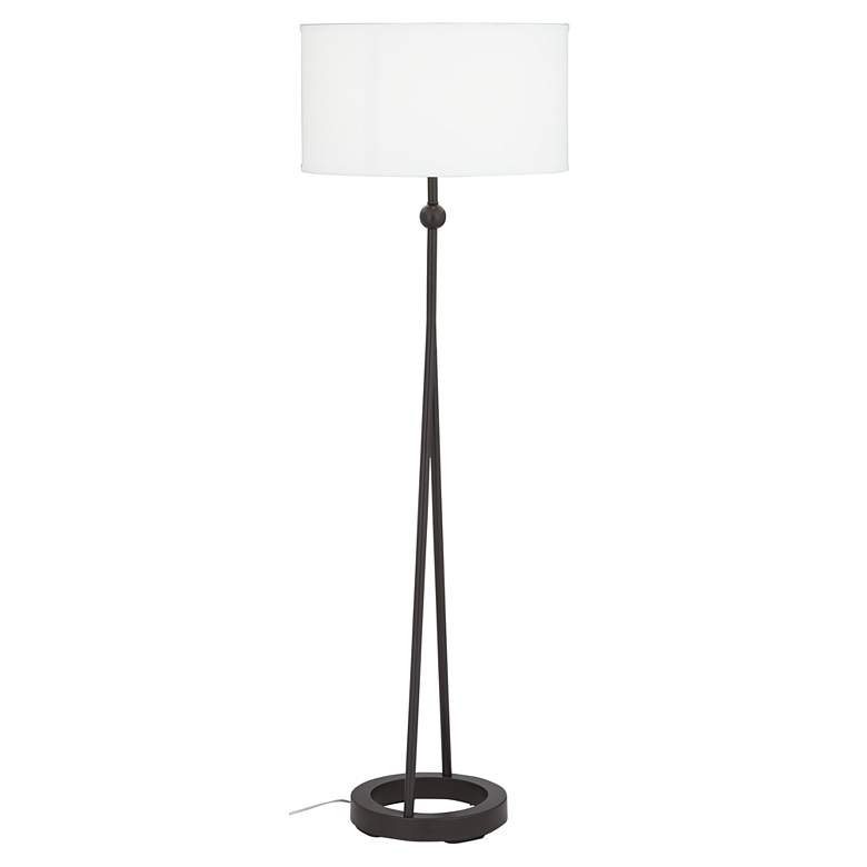 Image 2 83K83 - Dark Bronze Floor Lamp with 3-way Rotary Socket Switch more views