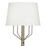 83M80 - Antique Brass Floor Lamp ADA with 2 Outlets and 1 USB