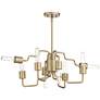 83M83 - Contemporary 5-light Antique Brass Chandelier