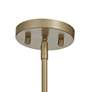83M89 - Contemporary 3-light Chandelier in Antique Brass