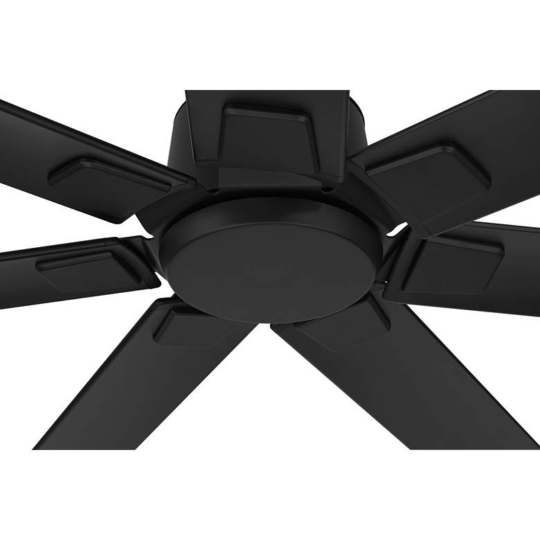 Image 4 84" Casa Vieja Airbender Matte Black LED Ceiling Fan with Remote more views
