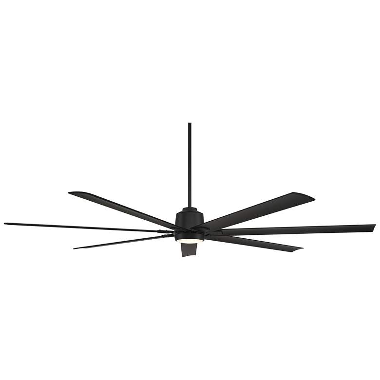 Image 6 84" Casa Vieja Airbender Matte Black LED Ceiling Fan with Remote more views