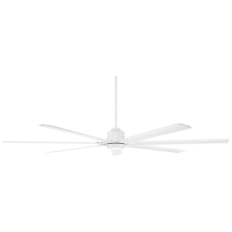 Image 6 84" Casa Vieja Airbender Matte White LED Ceiling Fan with Remote more views