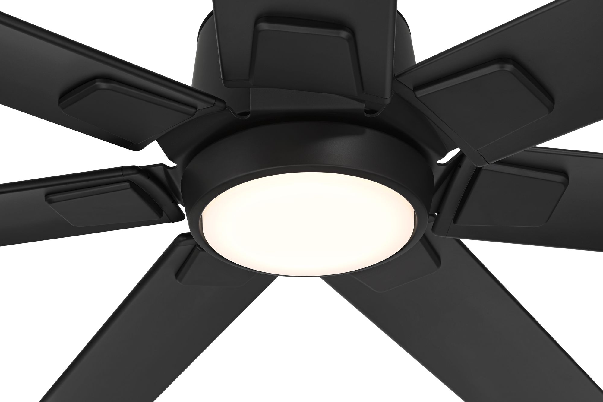 Image 3 84" Casa Vieja Airbender Ultra Airflow Matte Black LED Ceiling Fan more views