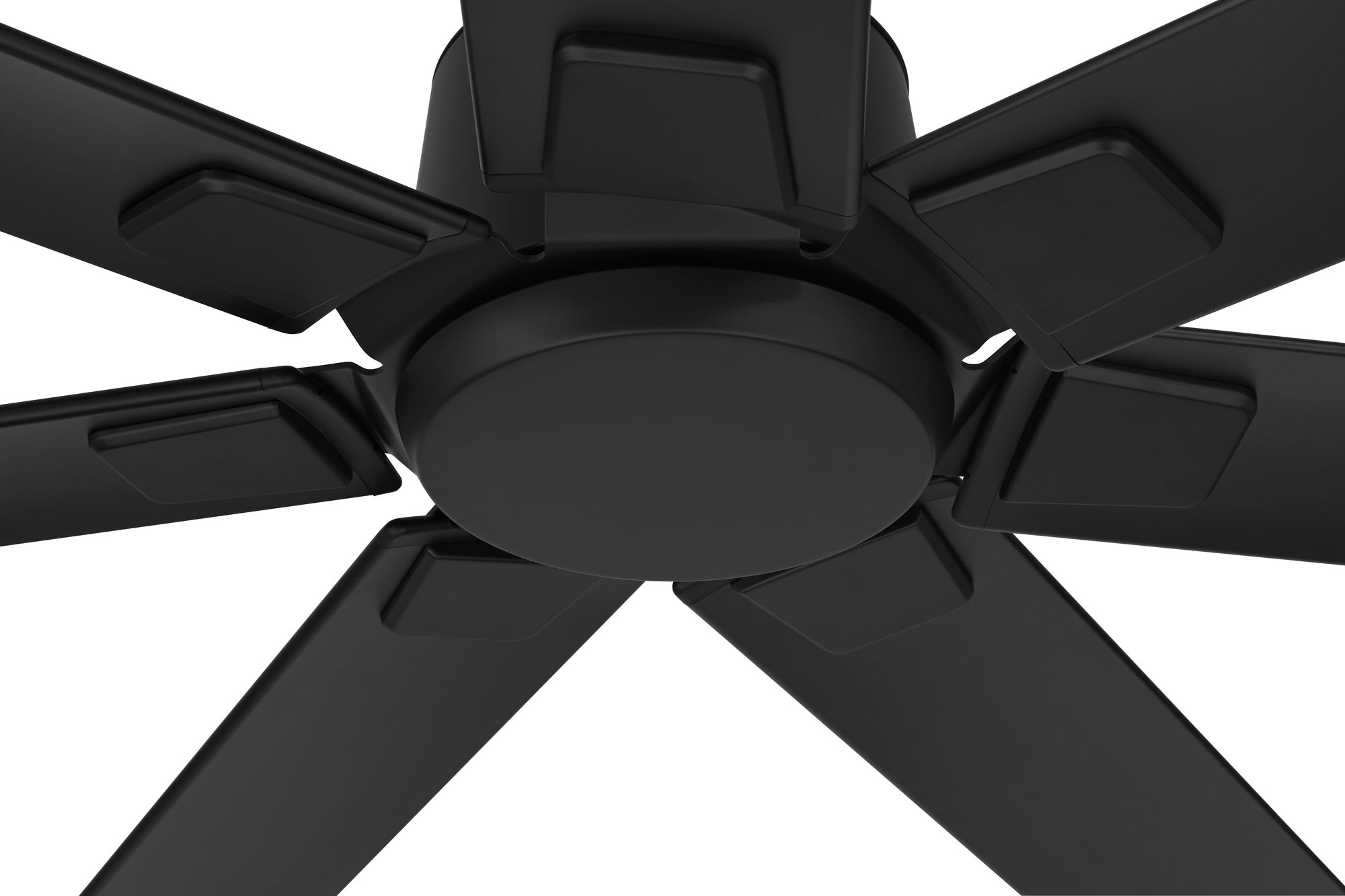 Image 4 84" Casa Vieja Airbender Ultra Airflow Matte Black LED Ceiling Fan more views