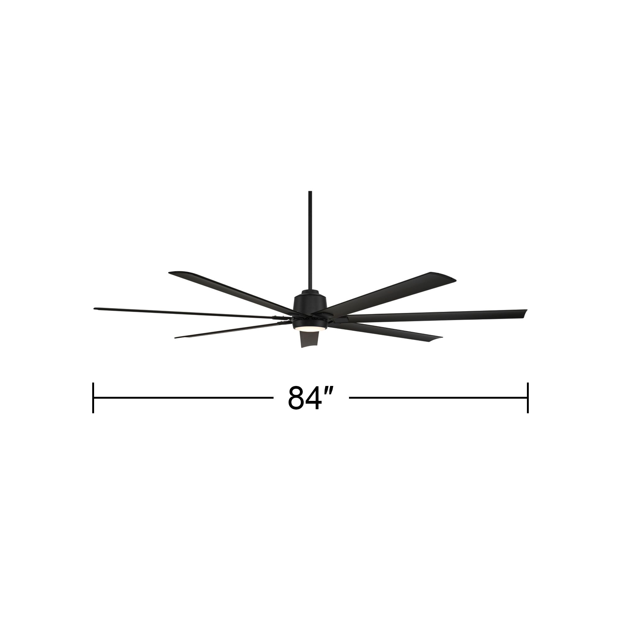 Watch A Video About the Casa Vieja Airbender Matte Black LED Ceiling Fan with Remote