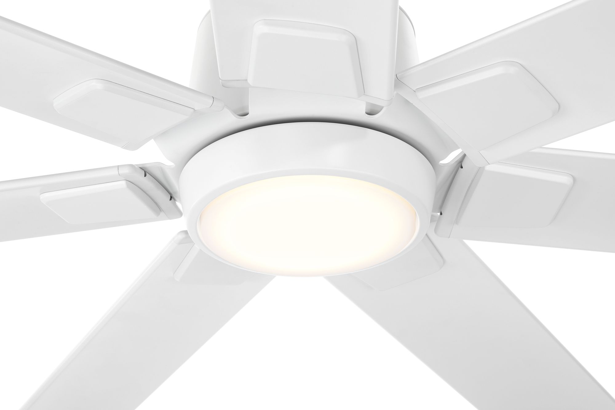 Image 3 84" Casa Vieja Airbender Ultra Airflow Matte White LED Ceiling Fan more views