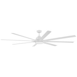 84&quot; Craftmade Rush White LED Wet Rated Smart Large Ceiling Fan