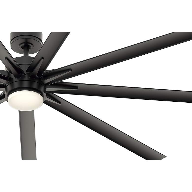 Image 3 84 inch Fanimation Odyn Black CCT LED Wet Smart Ceiling Fan more views