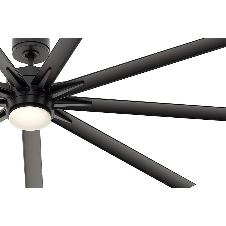 Image 3 84" Fanimation Odyn Black CCT LED Wet Smart Ceiling Fan more views