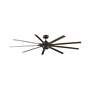 84" Fanimation Odyn Greige CCT LED Wet Large Smart Ceiling Fan