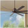 1_84" Kichler Breda Satin Bronze Large Outdoor Ceiling Fan with Remote
