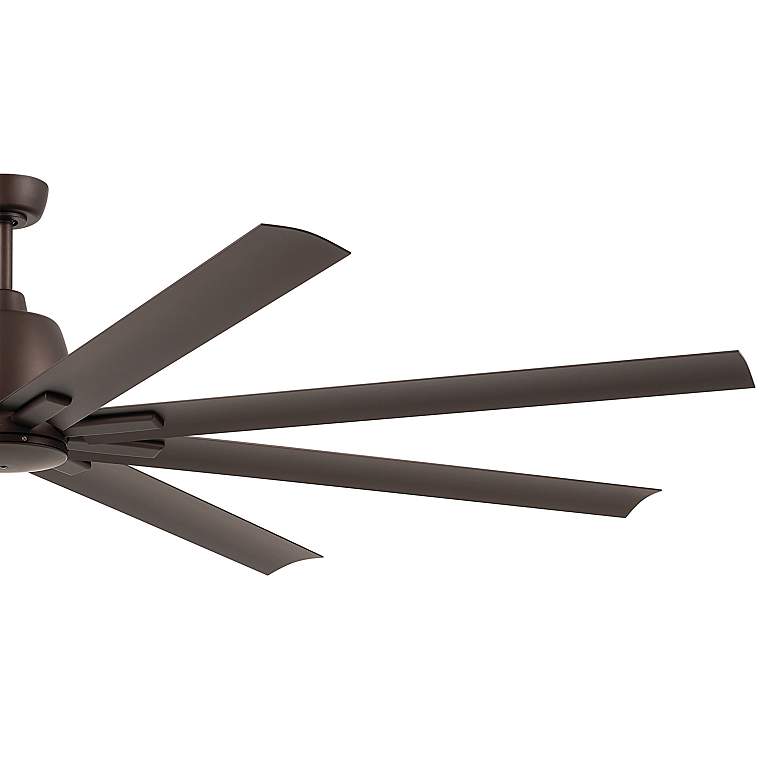 Image 4 84" Kichler Breda Satin Bronze Large Outdoor Ceiling Fan with Remote more views