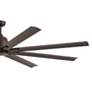 84" Kichler Breda Satin Bronze Large Outdoor Ceiling Fan with Remote