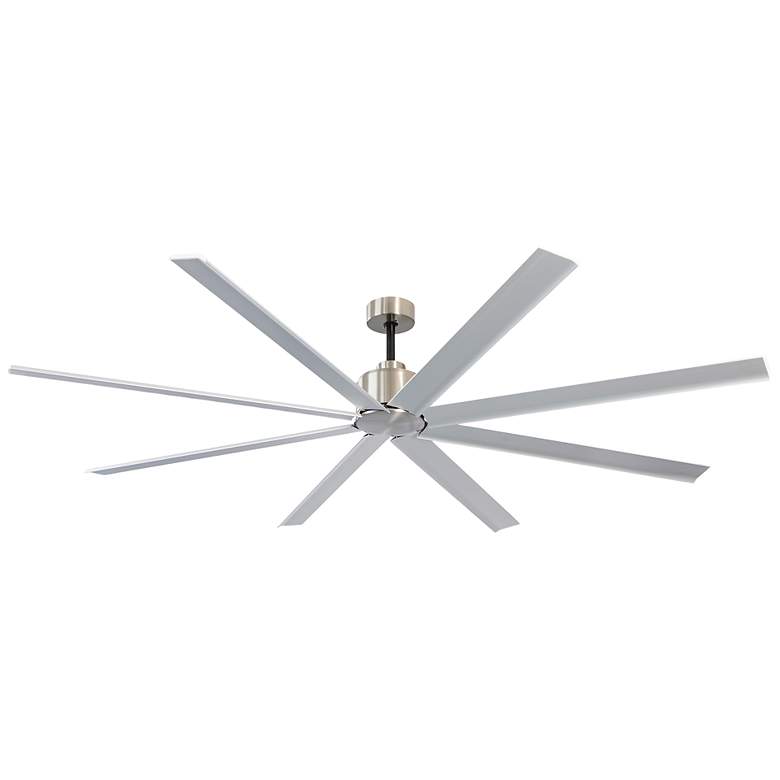 Image 1 84" Maxim Condor Brushed Aluminum 8-Blade Ceiling Fan