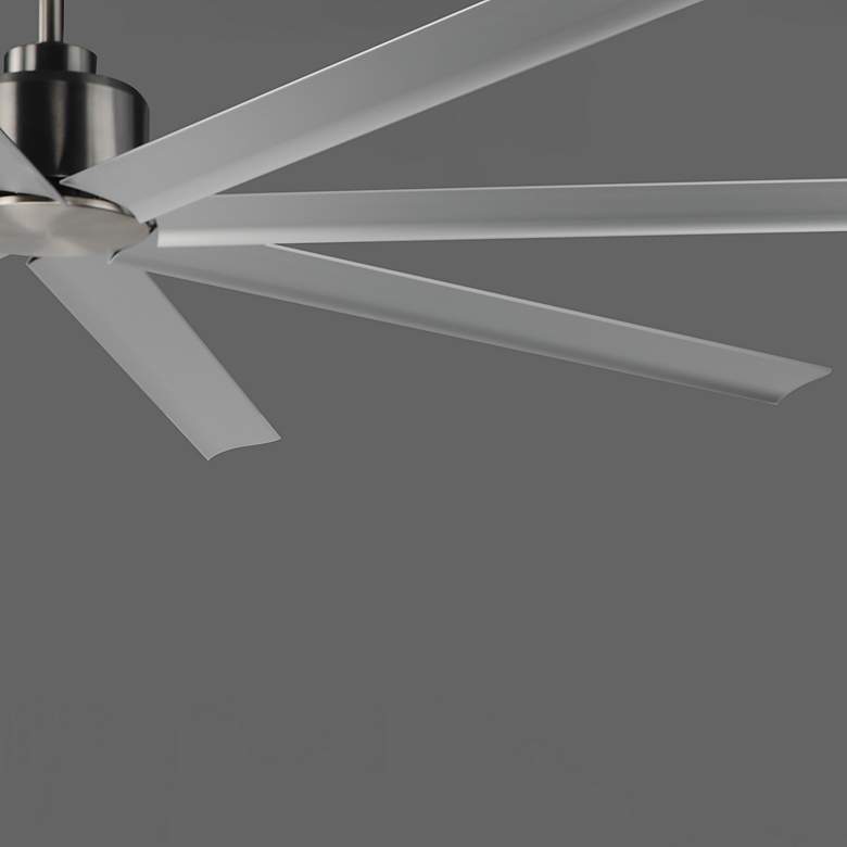 Image 2 84" Maxim Condor Brushed Aluminum 8-Blade Ceiling Fan more views
