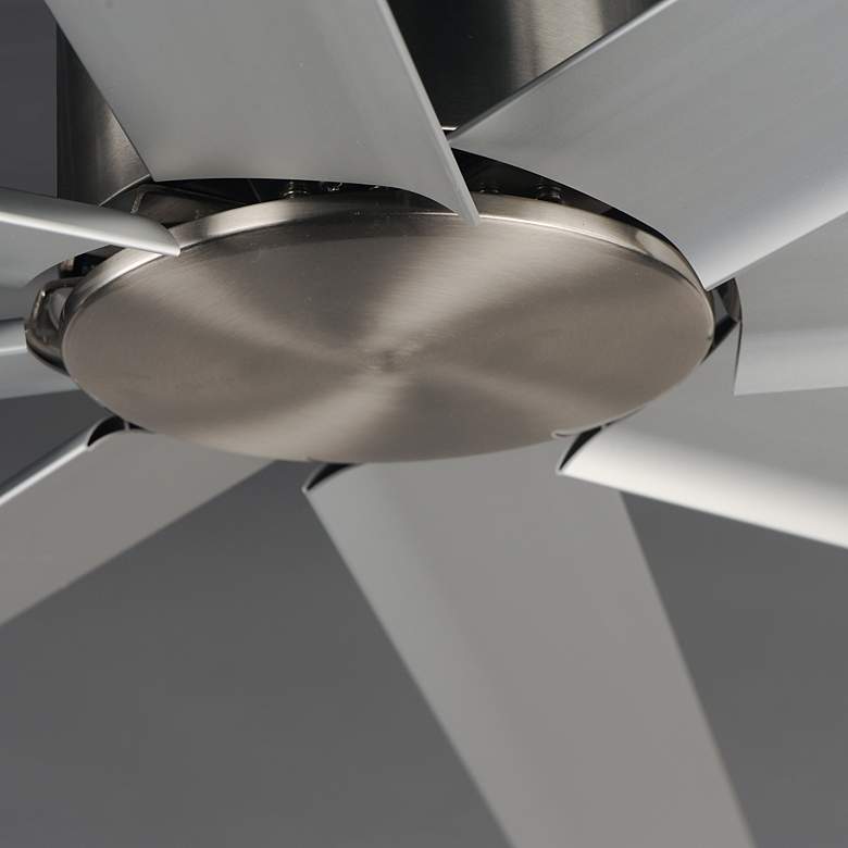 Image 3 84" Maxim Condor Brushed Aluminum 8-Blade Ceiling Fan more views