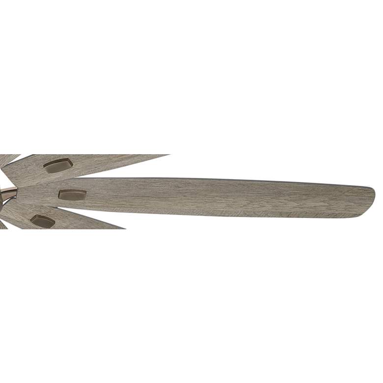 Image 4 84" Minka Aire Barn H2O Burnished Nickel Outdoor LED Smart Ceiling Fan more views