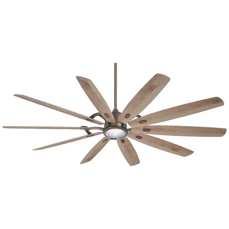 Image 2 84 inch Minka Aire Barn H2O Heirloom Bronze Outdoor LED Smart Ceiling Fan