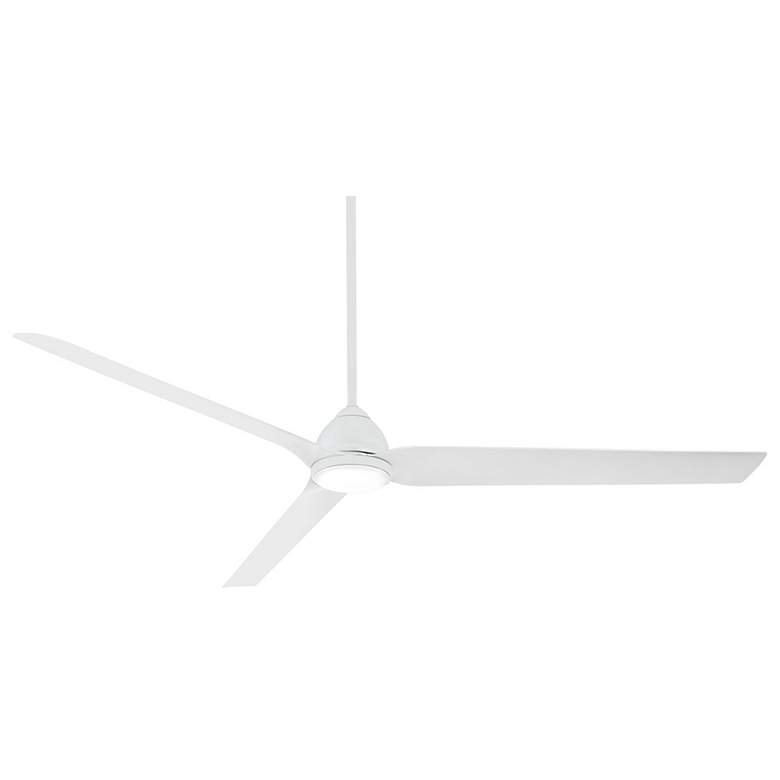 Image 1 84" Minka Aire Java Xtreme White Smart LED Ceiling Fan
