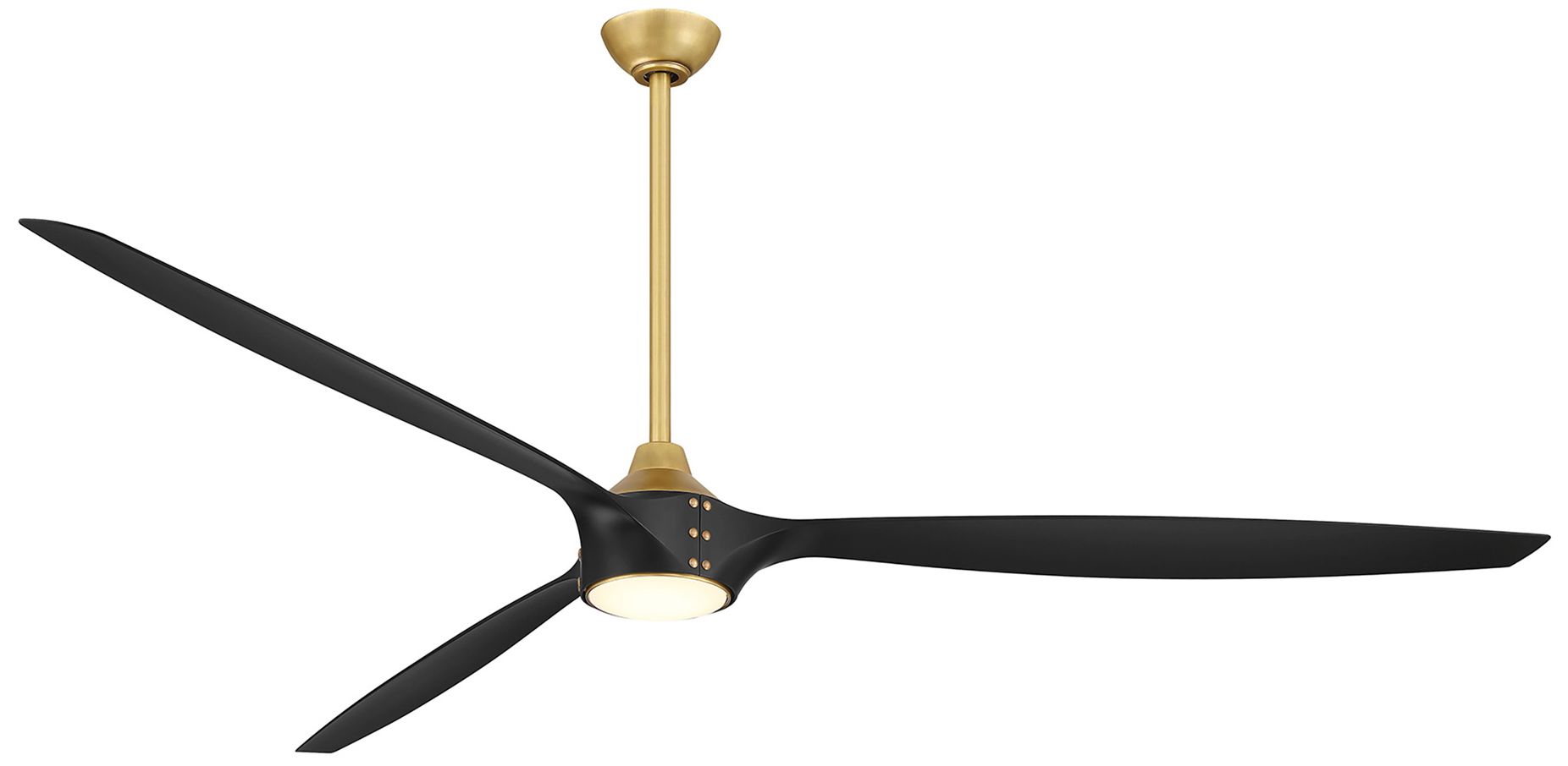 84" Minka Aire Pierce Legacy Brass LED Smart Ceiling Fan