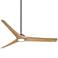 84" Minka Aire Timber Heirloom Bronze Modern LED Fan with Remote